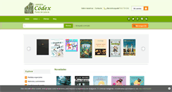 Desktop Screenshot of libreriacodex.com